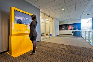 Symantec's Norton Campfire Kiosk Multi-Touch Kiosk