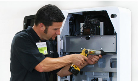 Olea Employee Fixing Kiosk