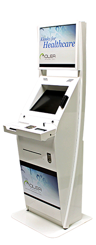 Olea's line of Healthcare Kiosks make patient data more secure! Boston 2.0 healthcare kiosk by Olea Kiosks