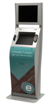 The "Boston" Interactive Kiosk - Customized logo and colors