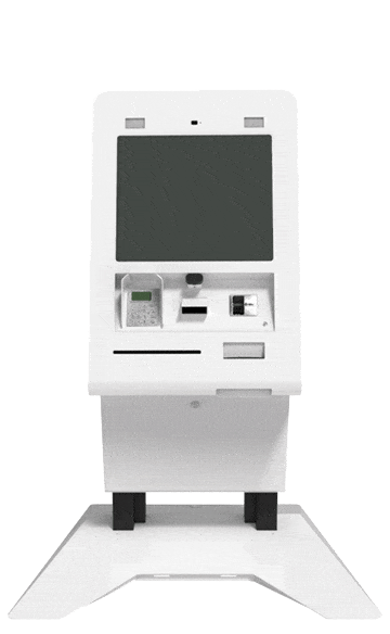 Verona adjustable height kiosk