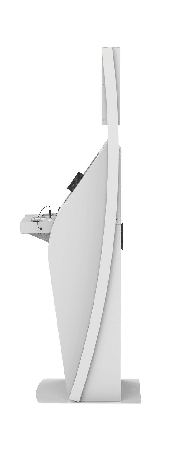 The "Boston" Interactive Kiosk - Side View