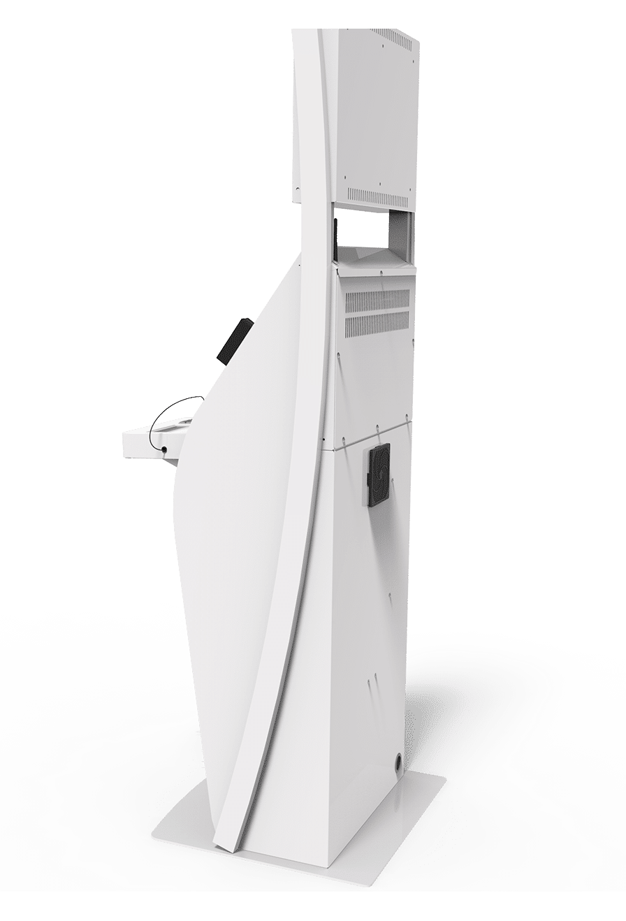 The "Boston" Interactive Kiosk - Back View