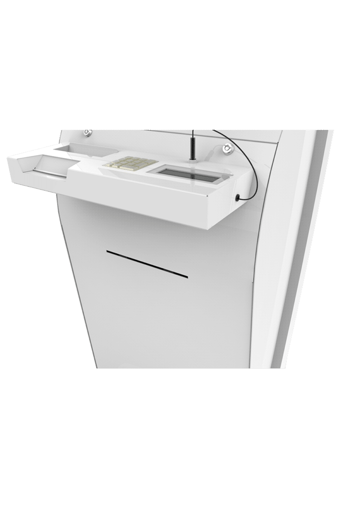 Ticket Drop Catch on the Boston kiosk