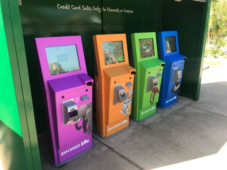 San Diego Zoo Custom Ticket Kiosk