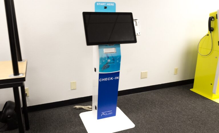 Austin Check-In Kiosk of Olea