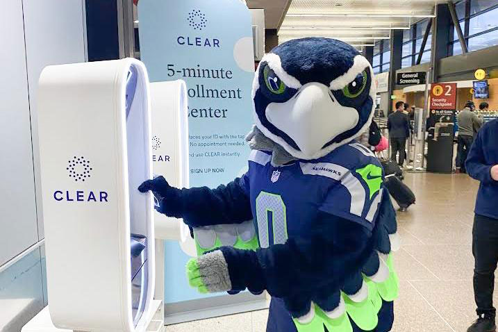 CLEAR Travel Kiosk in Seattle