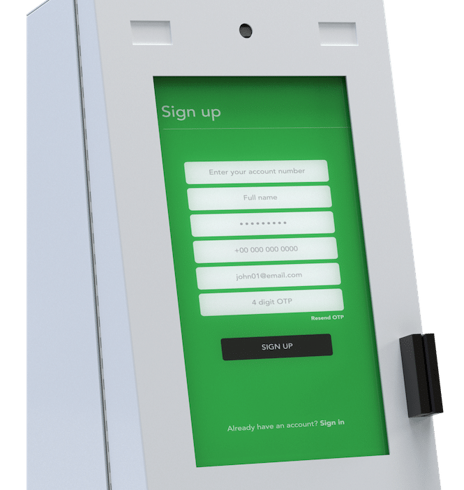 Monitor of Omaha Crypto ATM